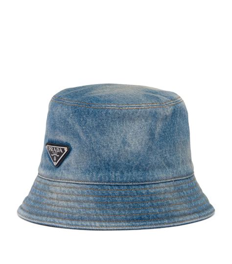 fake prada bucket hat|prada denim bucket hat.